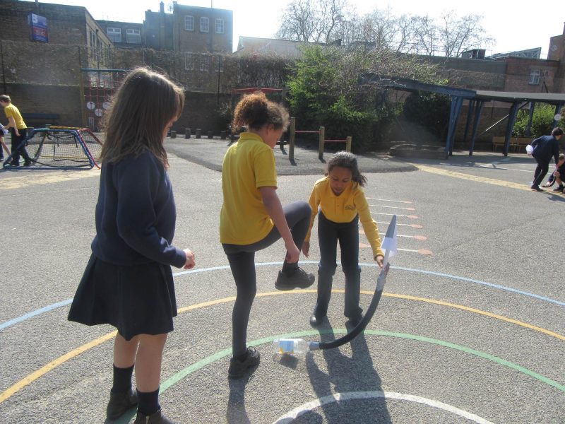 STEAM Week stomp rockets