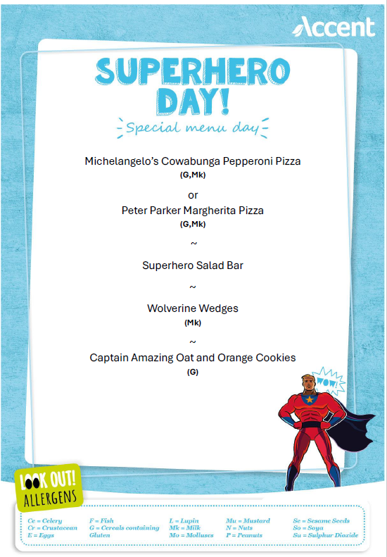 Special Menu- Thursday 15/1