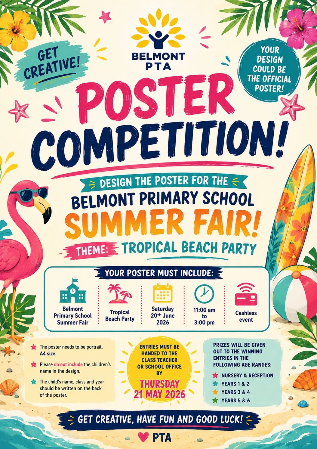 Tropical Beach Party- Summer Fair!